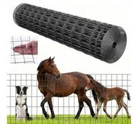 VEVOR Farm Fence, 122cm x 15.2m, 2 x 4 in Mesh 14 Gauge Galvanized Steel Wire Fencing for Cattle, Hog & Sheep , Heavy Duty Vinyl Coated Livestock Fence for Animal Enclosures, Cage Wire, Garden Fences