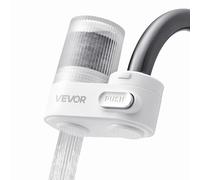 VEVOR Faucet Mount Water Filter Sink Water Purifier for Kitchen Vertical White