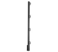 VEVOR Fence Post Extender, 12 Packs 32.1 in Barbed Wire Arm, Sturdy Steel Fence Height Extender, Flat or Surface Mounted Barbed Wire Extension Arms, Protect Privacy and Prevent Pets Jumping Off