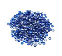 VEVOR Fire Glass, 10LBS/4.5KG High-Temperature Resistant Fireplace Rocks, 3/4-Inch / 19.05 mm Reflective & Smokeless Firepit Glass Beads, High Luster Stone Landscaping for Fire Pit Table, Cobalt Blue