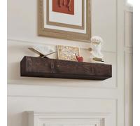 VEVOR Fireplace Mantel, 72" x 8" x 5", 50 lbs Weight Capacity, Natural Wood Mantel for Over Fireplace, Wall Mounted Floating Farmhouse Shelf, Handcrafted Fireplace Mantel for Wall Decor, Light Brown
