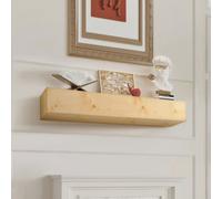 VEVOR Fireplace Mantel, 72" x 8" x 5", 50 lbs Weight Capacity, Natural Wood Mantel for Over Fireplace, Wall Mounted Floating Farmhouse Shelf, Handcrafted Wood Mantel for Wall Decor, Rustic Natural