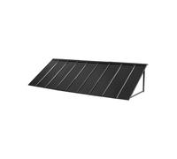 VEVOR Fixed Metal Awning 104 x 36 in, Window Awning Door Canopy, Stable Triangle Steel Frame Awnings for Doors Exterior Rain, Snow & Sunlight Protection for Door Entrance, Windows, Porches, Balconies