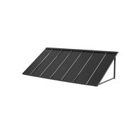 VEVOR Fixed Metal Awning 80 x 36 in, Window Awning Door Canopy, Stable Triangle Steel Frame Exterior Awnings Rain, and Snow Sunlight Protection for Door Entrance, Windows, Porches, Balconies
