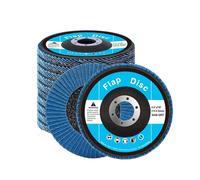 VEVOR Flap Discs 40 Grit 4-1/2"""" x 7/8"""" Flap Discs for Angle Grinder Type 29 Zirconia Flap Sanding Disc Bevel Type Abrasive Grinding Wheels for D