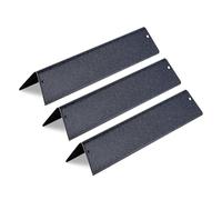 VEVOR Flavorizer Bars, 39cm Grill Replacement Part, for Weber Spirit I & II 200 Series Grills, Including Spirit ll E-210, ll E-220, ll S-210, E-210, S-210, Porcelain-enameled Steel Heat Plate, 3 Pack
