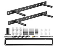VEVOR Floating Shelf Brackets 2 Pcs, 150 lbs/68 kg Weight Capacity, 22x6.2x1.5 inch / 558.4x157.4x38.1 mm, Heavy Duty Hidden Shelf Brackets Support, Wall Mounting Invisible Floating Shelves Bracket