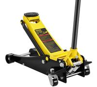 VEVOR Floor Jack, 2.5 Ton Low Profile Floor Jack, Heavy-duty Steel Racing Floor Jack with Dual Pistons Quick Lift Pump, Floor Jack Lifting Range 3.64"-19.49"