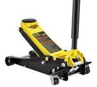 VEVOR Floor Jack, 3 Ton Low Profile Floor Jack, Heavy-duty Steel Racing Floor Jack with Dual Pistons Quick Lift Pump, Floor Jack Lifting Range 3.35"-19.69"