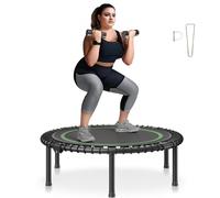 VEVOR 40" Foldable Mini Fitness Trampoline Adults Indoor Exercise Rebounder