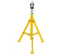 Vevor Foldable Pipe Stand, 32"-55" Adj, Roller Head, 4500 Lbs/2T Support Stand For Pipe Threading & Cutting