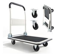 VEVOR Foldable Push Cart Dolly 330 lbs Folding Platform Hand Truck with Wheels