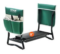 VEVOR Folding Garden Kneeler and Seat Heavy Duty Widened 8 EVA Foam Pad Portable Garden Stool with Tool Bags Gardening Benc