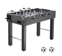 VEVOR Foosball Table, 121 cm Standard Size Table, Indoor Full Size Foosball Tables for Home, Family, and Game Room, Durable Soccer Set, Includes 2 Balls, Score Keeper, and 2 Cup Holders