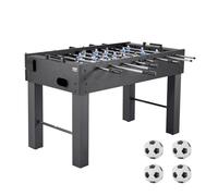 VEVOR Foosball Table, 137 cm Standard Size Table, Indoor Full Size Foosball Tables for Home, Family, and Game Room, Durable Soccer Set, Includes 4 Balls, Score Keeper, and 2 Cup Holders