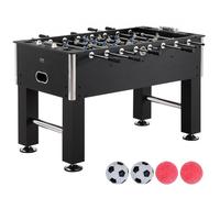 VEVOR Foosball Table, 55 inch Standard Size Foosball Table, Indoor Full Size Foosball Table for Home, Family, and Game Room, Soccer with Foosball Table Set, Includes 4 Balls and 4 Cup Holders