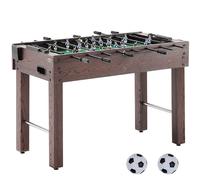 VEVOR Football Table, 48 Inch Standard Size Foosball Table for Home, Family, and Game Room, Indoor Soccer Set with 2 Balls and 2 Cup Holders