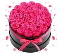 VEVOR Forever Flowers, 27 Preserved Roses in a Box, Eternal Flowers Immortal Bouquet Birthday Present for Delivery Prime Women Her Wife Mothers, Anniversary, Valentine's Day,Christmas, Rose Red