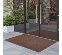VEVOR Front Door Mat, 1194 x 889 mm Commercial Floor Mat for Indoor and Outdoor, Modern Stylish Carpet with TPE Backing, Heavy Duty Washable Entry Ind