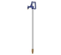 VEVOR 5.25 FT Freeze-Proof Outdoor Faucet with 36" Bury Dept, Pipe Connection & G 3/4" Hose Coupling, Heavy-Duty Cast Iron Hydrant for Yard, Garden, Farm Irrigation, Blue&Silver, 1605 x 218 x 58 mm