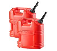 Vevor Fuel Container, 19 L, Gas Tank With Spout & Clear Scale, 15 L/min Max Flow Rate, Secure & Leak-Proof, 2 Packs