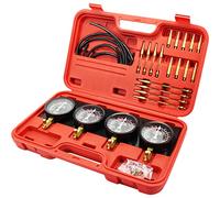 VEVOR Fuel Vacuum Carburetor Synchronize Tool Kit Fuel Vacuum Carburetor Synchronizer carb sync Gauge Set with Rubber Hose GS KZ XS CB 550 650 750 850