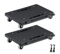 VEVOR Furniture Dolly, 226.8 kg Capacity Each Count, Furniture Mover with Wheels, Portable Moving Rollers 4 Wheels Heavy Duty, Small Flat Dolly Cart w
