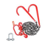 VEVOR 3/8" x 3' G80 Tow Chain J Hook V-Chain Bridle Grab Hook Wrecker 15600 lbs