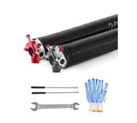VEVOR Garage Door Torsion Springs Pair of 0.207 x 2 x 24 inch with Winding Bars