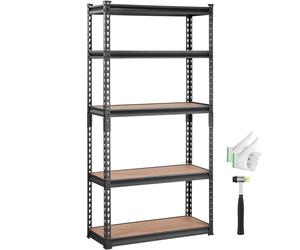 VEVOR Garage Shelving 0.8X1.5m Heavy Duty Unit Rack Pallet Storage Shelves 5Tier