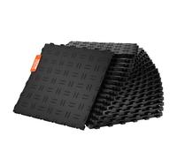 Vevor CKDDHSJ251212I91TV0 12 x 12 x 0.53 in. Garage Interlocking Tiles, Black - Pack of 25