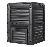 VEVOR Garden Compost Bin 80 Gal, BPA Free Composter, Large Capacity Outdoor Composting Bin with Top Lid and Bottom Door, Easy Assembling, Lightweight,