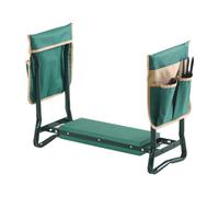 VEVOR Garden Kneeler and Seat, 6 in Wide Kneeling Pad, Heavy Duty Garden Kneeling Stool, Folding Garden Seat with 2 Tool Bags, Relieve Knee & Back Pain, Portable Garden Bench for Women Grandparents