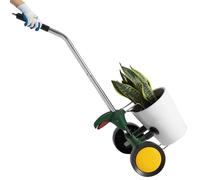VEVOR Garden Pot Mover, Heavy Duty Plant Dolly Cart with Adjustable Grabbing Arm, Max 143 LBS Weight Capacity, Potted Plant Mover Dolly with Suction Cup and Secure Lock, Fits for Indoor & Outdoor Use
