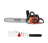 VEVOR Gas Chainsaw 58CC 2-Cycle Gasoline Powered Chainsaw 20 Inch Handheld Cordless Petrol Chain Saws for Forest, Wood, Garden and Farm Cutting Use