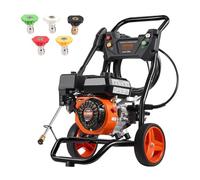 VEVOR Gas Pressure Washer 3400 PSI 2.6 GPM with 5 Nozzle Set for Cars Vertical