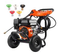 VEVOR Gas Pressure Washer 3500 PSI 10L/min 2.6 GPM with 5 Nozzle Set for Cars