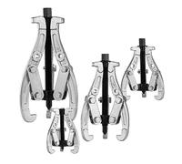 VEVOR Gear Puller Set, 3" 4" 6" 8" Puller Kit, 3 Jaw Gear Bearing Flywheel Pulley Removal Tool, 2 or 3 Reversible Jaws Wheel Puller, Vertically and Horizontally, External and Internal, 4-Piece