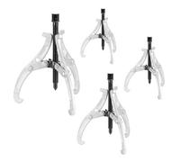 VEVOR Gear Puller Set, 3 in/4 in/6 in/8 in 3 Jaw Bearing Puller with Reversible Jaws, 2 Jaw/3 Jaw Pulley Puller Tool, 4 PCS Heavy Duty Bearing Puller Tool Kit for Pulley Gear Bearing Flywheel Removal
