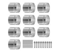 Vevor Glass Clamp, 10 Pcs Round Glass Railing Bracket For 0.31 "-0.62 " Tempered Glass, 316 Stainless Steel
