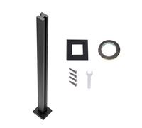 Vevor Glass Clamp, 41.34" Height Glass Railing Bracket For 0.39 "-0.47 " Thickness Tempered Glass, 304 Stainless Steel