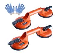 VEVOR Glass Suction Cups Heavy Duty Aluminum Plate Handle Glass Holder Hooks to Lift Large Glass/Moving Glass Window/Floor Gap Fixer/Tile Lifter/Dent