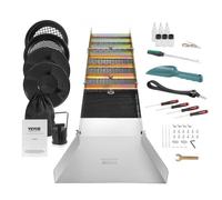 VEVOR Gold Panning Kit With Sluice Box, 50" Aluminum Gold Mining Equipment, 23 PCS Gold Prospecting Kit with Gold Pan, Classifier Screen, Separating Magnet, Drawstring Backpack and Accessories