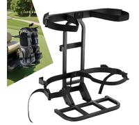 VEVOR Golf Cart Bag Holder 30.9 x 27.8 x 16.1inch Compatible with Yamaha EZGO Club Car Rear Seat Grab Bar Space-Saving Carbon Steel Bag Holder B