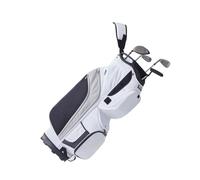 VEVOR Golf Cart Bag with 14 Way Organizer Divider Top, 36” 13 Pockets Premium Nylon Cart Bag, Durable Golf Bags with Handles & Dust Cover & Detachable Straps for Men & Women, White Color-Block