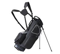 VEVOR Golf Cart Bag with 14 Way Organizer Divider Top, 35” 11 Pockets Premium Cart Bag with Stand, Durable Golf Bags with Handles & Dust Cover & Detachable Dual Strap for Men & Women, Black White