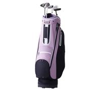 VEVOR Golf Cart Bag with 14 Way Organizer Divider Top, 36” Multiple Pockets Premium Cart Bag, Durable Golf Bags with Handles & Dust Cover & Detachable Strap for Men & Women, Black Purple