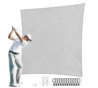 VEVOR Golf Net, 10x10ft Golf Practice Net, Indoor Hitting Net for Golf, Baseball, Hockey, Soccer, Heavy Duty Nylon DIY Ball Net, Sports Netting Barrie