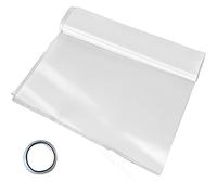 VEVOR Greenhouse Film 20 x 28 ft, Polyethylene 6 Mil Thickness, Greenhouse Plastic Clear Plastic UV Resistant, Polyethylene Film Keep Warming, Superior