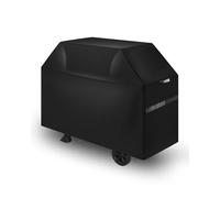 VEVOR Grill Cover, 48 inch BBQ Covers for Outdoor Grills, Waterproof, Fade Resistant, Weather Resistant Heavy Duty 600D Polyester, Easy On/Off, with Hook-and-Loop Straps, Black